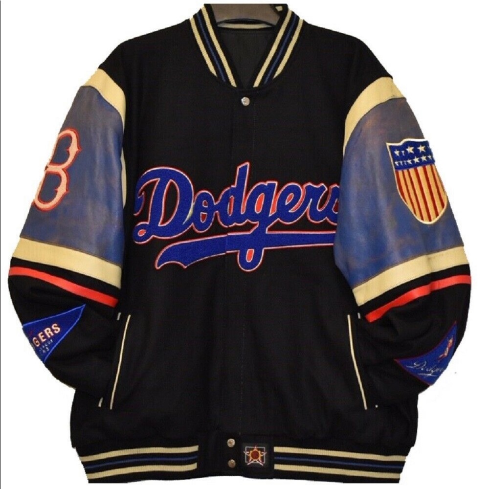 Brooklyn Dodgers 1955 Champs LA Wool/Leather Reversible Chenille Vintage Jacket